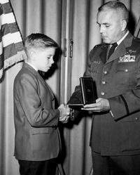 Roy J. Blakeley; Official USAF Photo with F-104 Starfighter (1962; 33 years old)