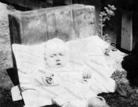 Roy James Blakeley, newborn son of James Louis and Violet Blakeley (1929)
