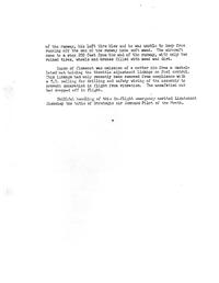 Air Force Pilot of the Month - Notice of Achievement (April 1965); 1/Lt. Roy J. Blakeley; 559th Strategic Fighter Squadron, 12th Strategic Fighter Wing, Strategic Air Command, Bergstrom Air Force Base, Austin, Texas; Page Two