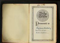 Roy J. Blakeley's Bible given to him by his mother on his 12th birthday (December 10, 1940).