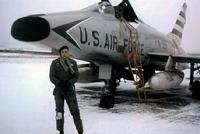 Captain Roy J. Blakeley; North American F-100D Super Sabre; 492nd Tactical Fighter Squadron (Squadron Nickname: the "Madhatters"), 48th Tactical Fighter Wing, Chaumont Air Base, Chaumont, France (1959)