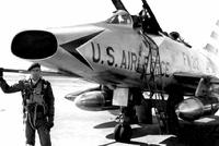 Captain Roy J. Blakeley; North American F-100D Super Sabre; 492nd Tactical Fighter Squadron (Squadron Nickname: the "Madhatters"), 48th Tactical Fighter Wing, Chaumont Air Base, Chaumont, France (1959)