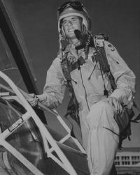 2nd Lt. Roy J. Blakeley; Lockheed T-33 Shooting Star ("T-Bird") training aircraft; Official USAF Photo; Bryan Air Force Base, Bryan, Texas (December 1953)