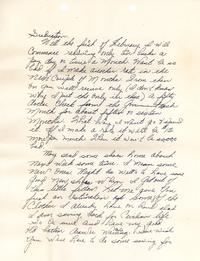 Letter dated January 24, 1947 from Seaman first class (S1c), Roy J. Blakeley to his mother, Violet Blakeley; Page Two