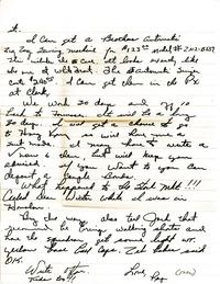 Letter from Captain Roy J. Blakeley to Johnnye Blakeley (July 4, 1965); Page Two