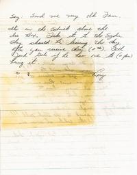 Letter from Captain Roy J. Blakeley to Johnnye Blakeley (July 4, 1965); Page Three
