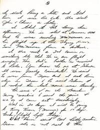 Letter from Captain Roy J. Blakeley to Johnnye Blakeley (July 18, 1965); Page Two