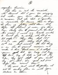Letter from Captain Roy J. Blakeley to Johnnye Blakeley (July 18, 1965); Page Three