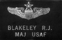 Blakeley R.J. Maj USAF Patch