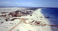 Aerial View: Chu Lai Airfield, South Vietnam and Beach