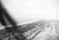 Aerial View: Chu Lai Airfield, South Vietnam and Beach