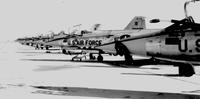 F-104 Starfighters on Flightline  (July 1964); Photographer: Captain Roy J. Blakeley