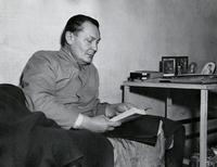 Hermann Göring in jail cell; Nuremberg Trials (1945)