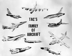 Official USAF Photo: "TAC'S FAMILY OF AIRCRAFT" (April 1962)