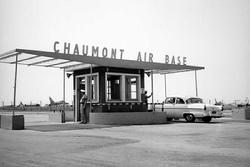 Entrance Gate: Chaumont Air Base, Chaumont, France (1959)