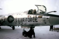 Captain Walter B. ("Walt") Harris; Exercise Polar Strike; Eielson Air Force Base; Alaska (January 1965); Photographer: Captain Roy J. Blakeley