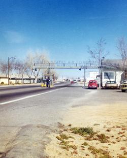 Entrance Gate: George Air Force Base, Victorville, California (1963)