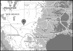 Wink, Texas; Google Maps (Map View)