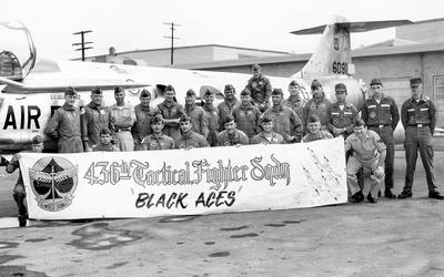 436th Tactical Fighter Squadron ("Black Aces"), 479th Tactical Fighter Wing, George Air Force Base, Victorville, California (1965)